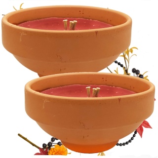 2x znicz duży ceramiczny ozdobny na grób na cmentarz wszystkich świętych