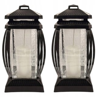 2x Duży znicz na cmentarz ozdobny lampion na grób kapliczka dekoracyjny