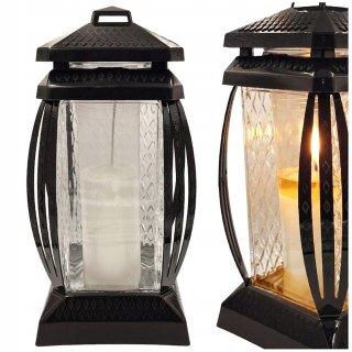 2x Duży znicz na cmentarz ozdobny lampion na grób kapliczka dekoracyjny